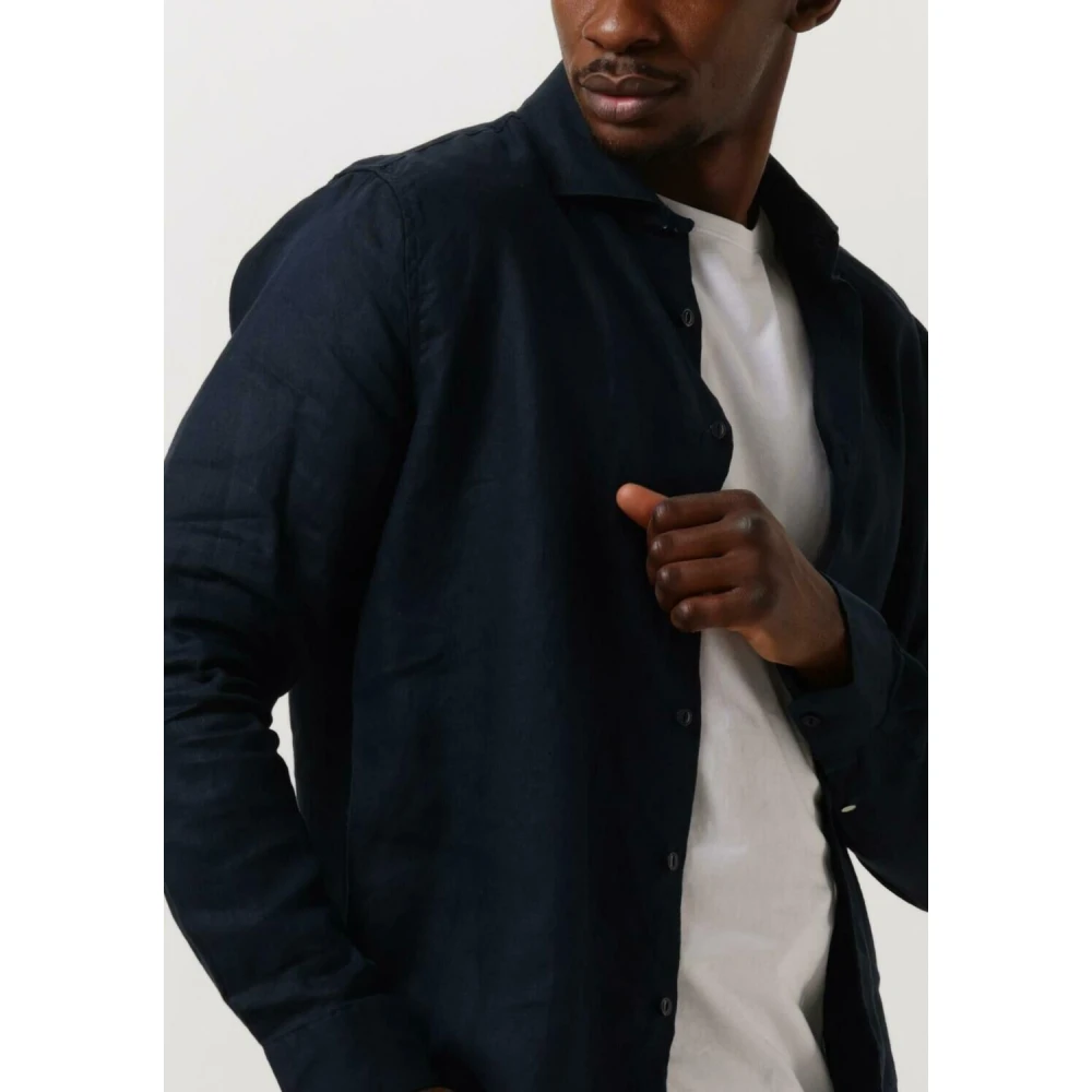 Dstrezzed Casual Donkerblauw Overhemd Blue Heren