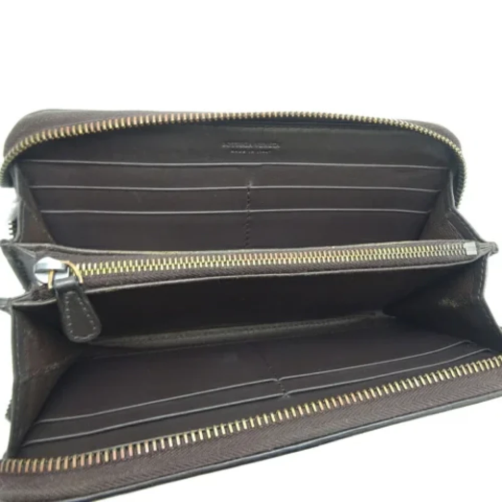 Bottega Veneta Vintage Pre-owned Leather wallets Black Heren