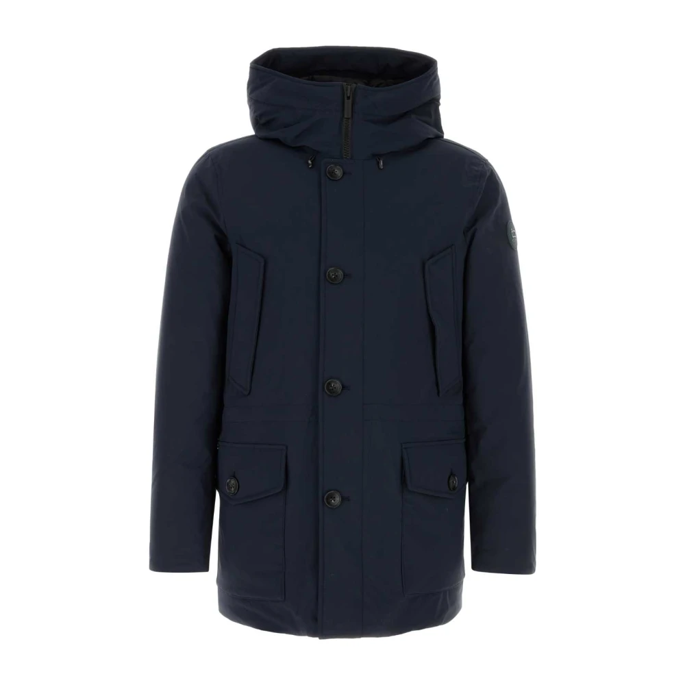 Woolrich Midnight Blue Down Jacket Blue, Herr