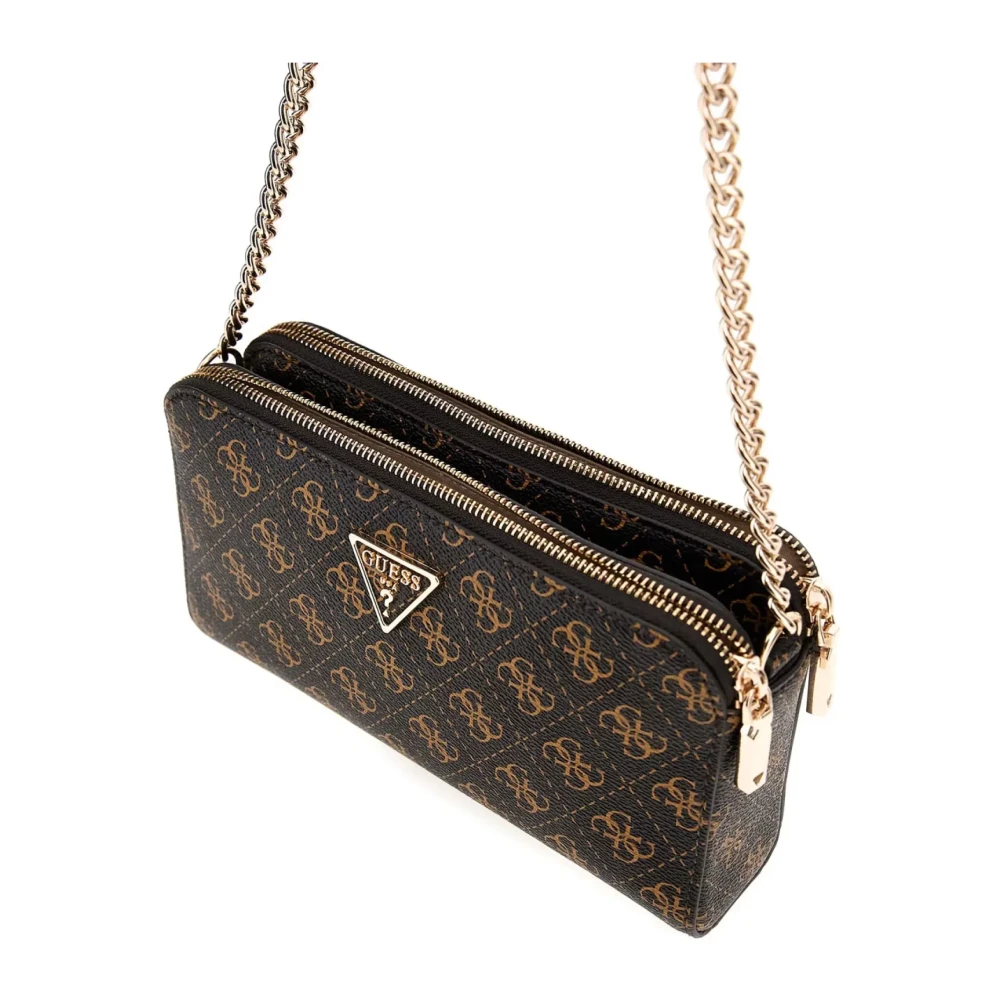 Guess Erica Schoudertas Bruin Multicolor Dames