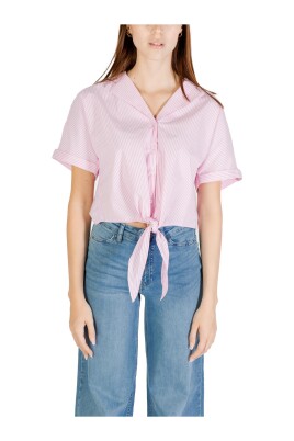 chemisier-a-rayures-rose-col-en-v