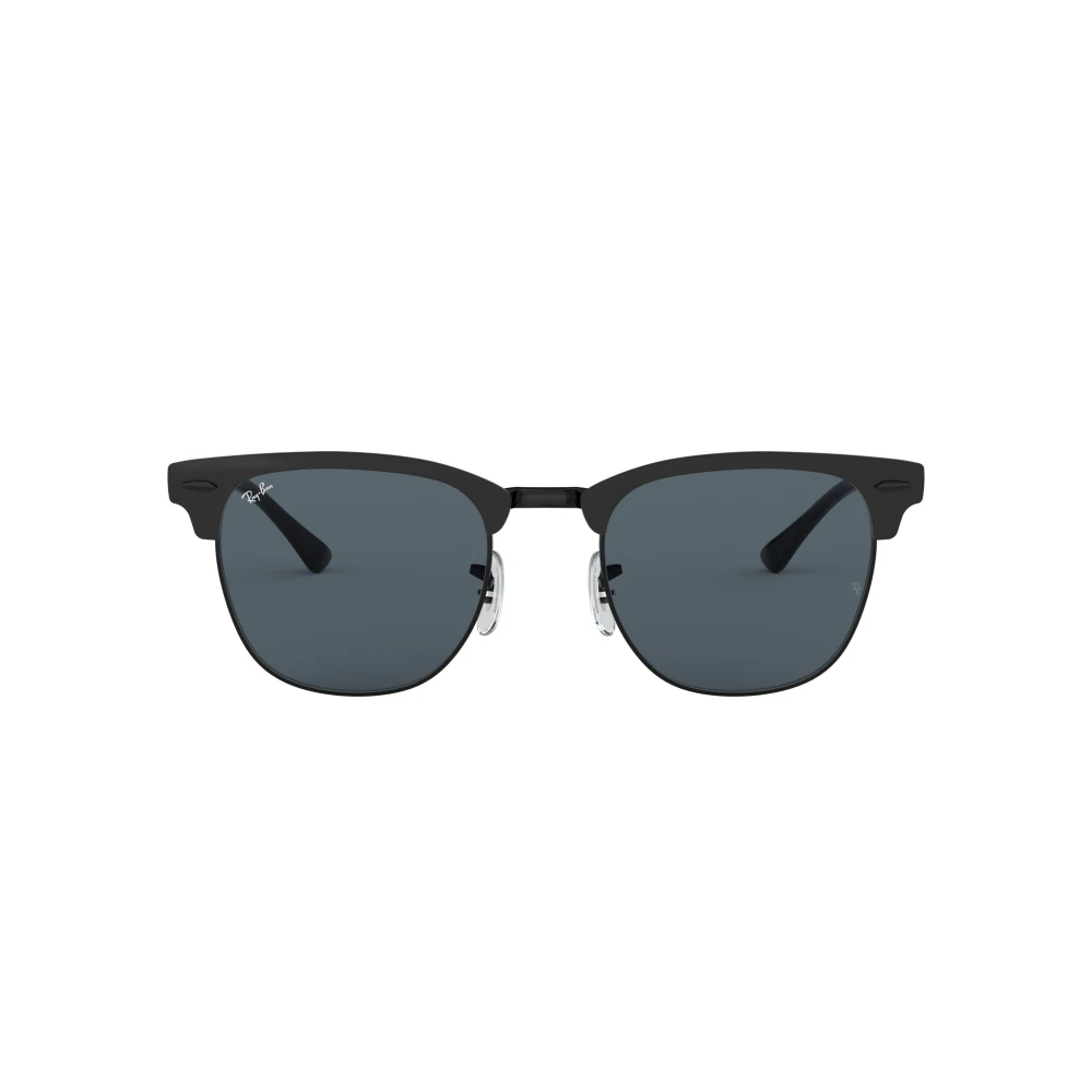 Ray-Ban Women's Black Sunglasses, 51 Mm, Clubmaster Metal Polarized Sunglasses