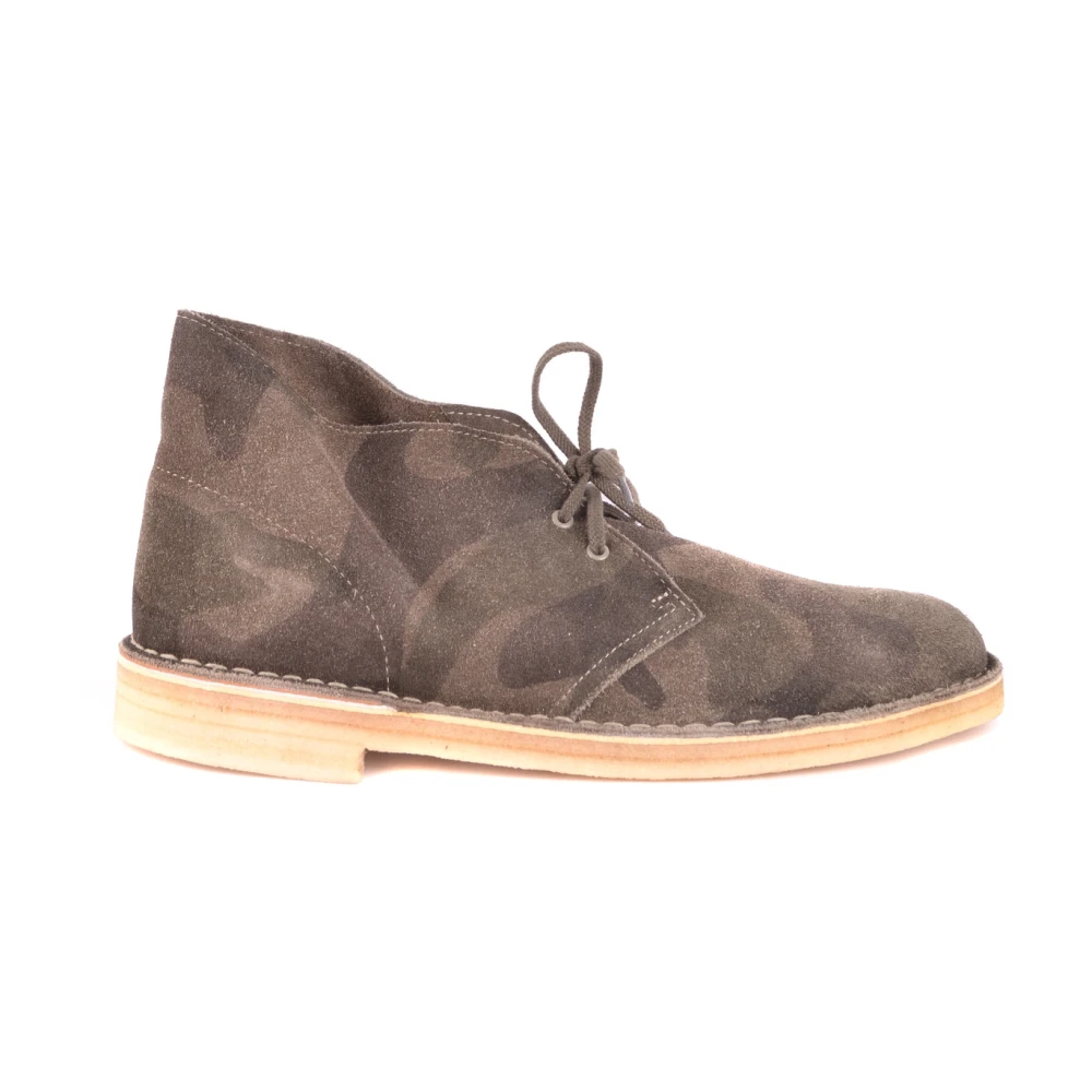 Clarks Men's Brown Lace-Up Boots