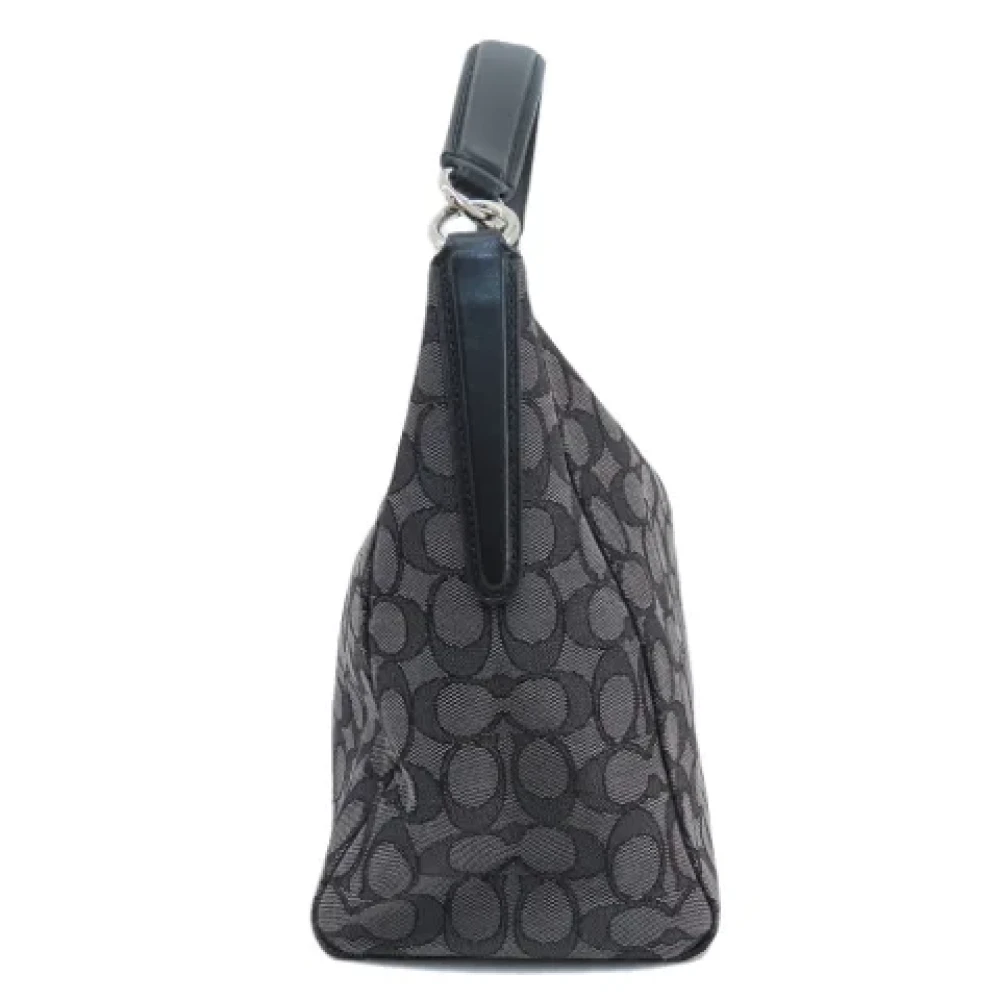 Coach Pre-owned Canvas handbags Black Dames