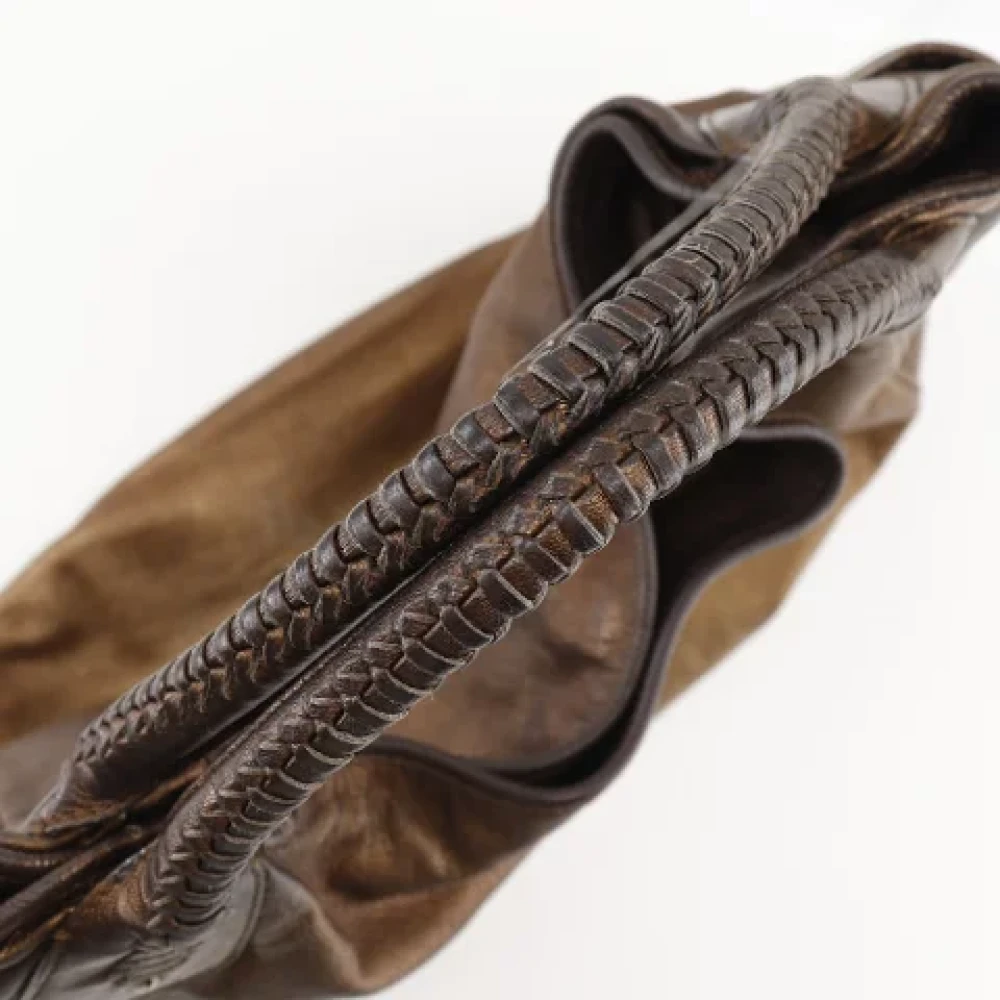 Salvatore Ferragamo Pre-owned Leather totes Brown Dames