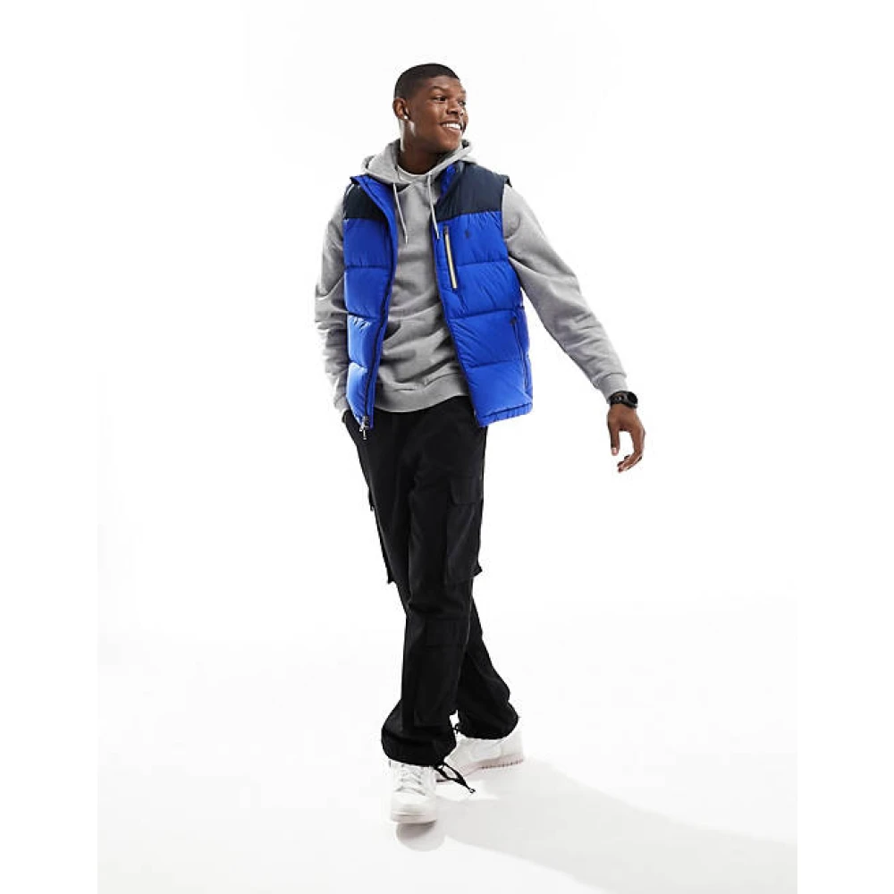 Polo Ralph Lauren Blauwe Mouwloze Jas Regular Fit Blue Heren