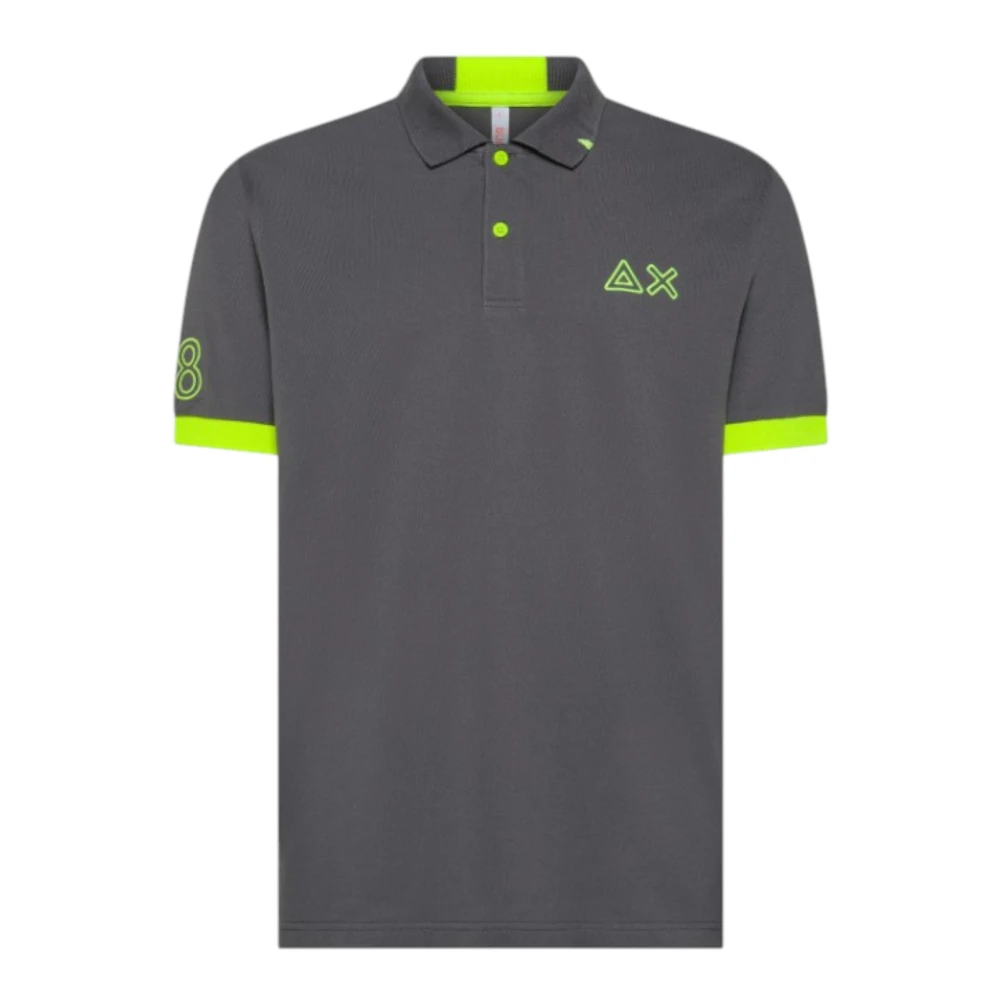 Sun68 - Tops > Polo Shirts - Gray - Sun68 - Modalova