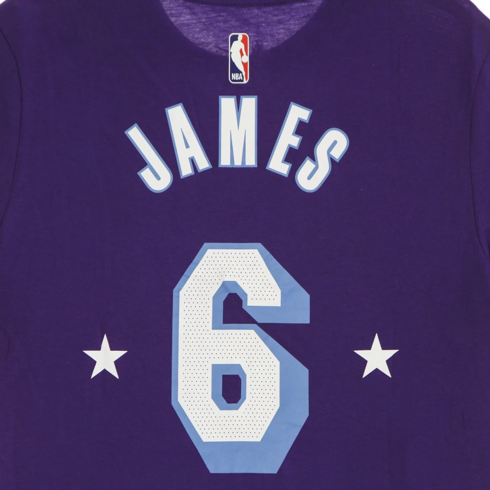Nike Lebron James Lakers Tee Celebration Purple Heren