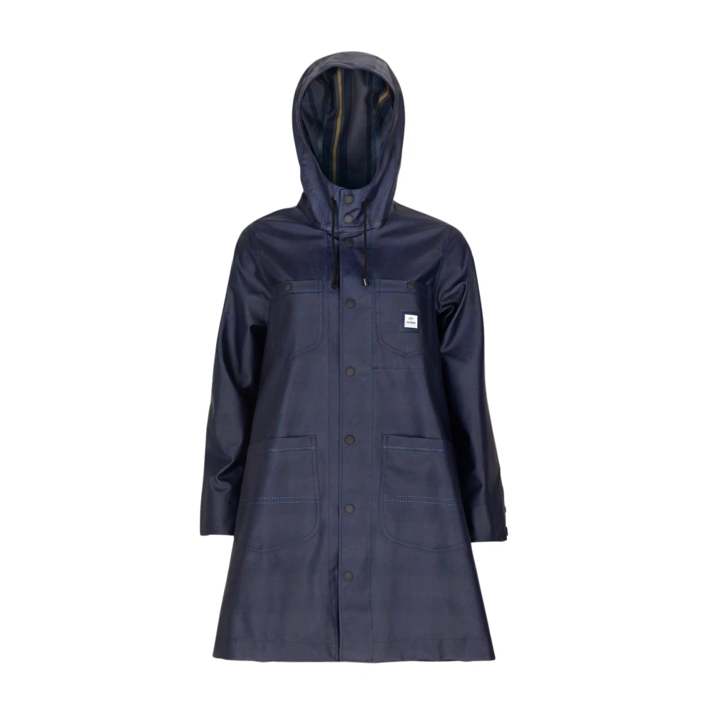 Stutterheim Dames Lee Chore Raincoat Blue Dames