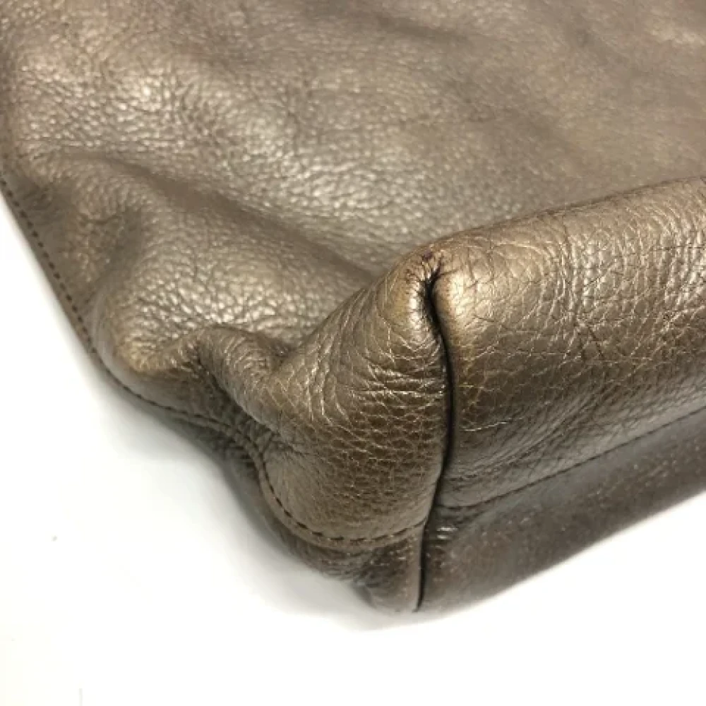 Prada Vintage Pre-owned Leather prada-bags Brown Dames