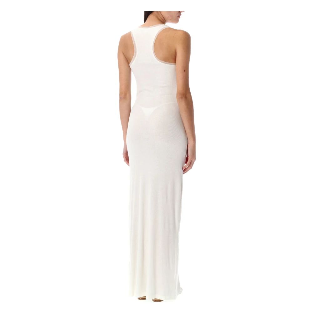 Remain Birger Christensen Elegante Maxi Jurk voor Vrouwen White Dames