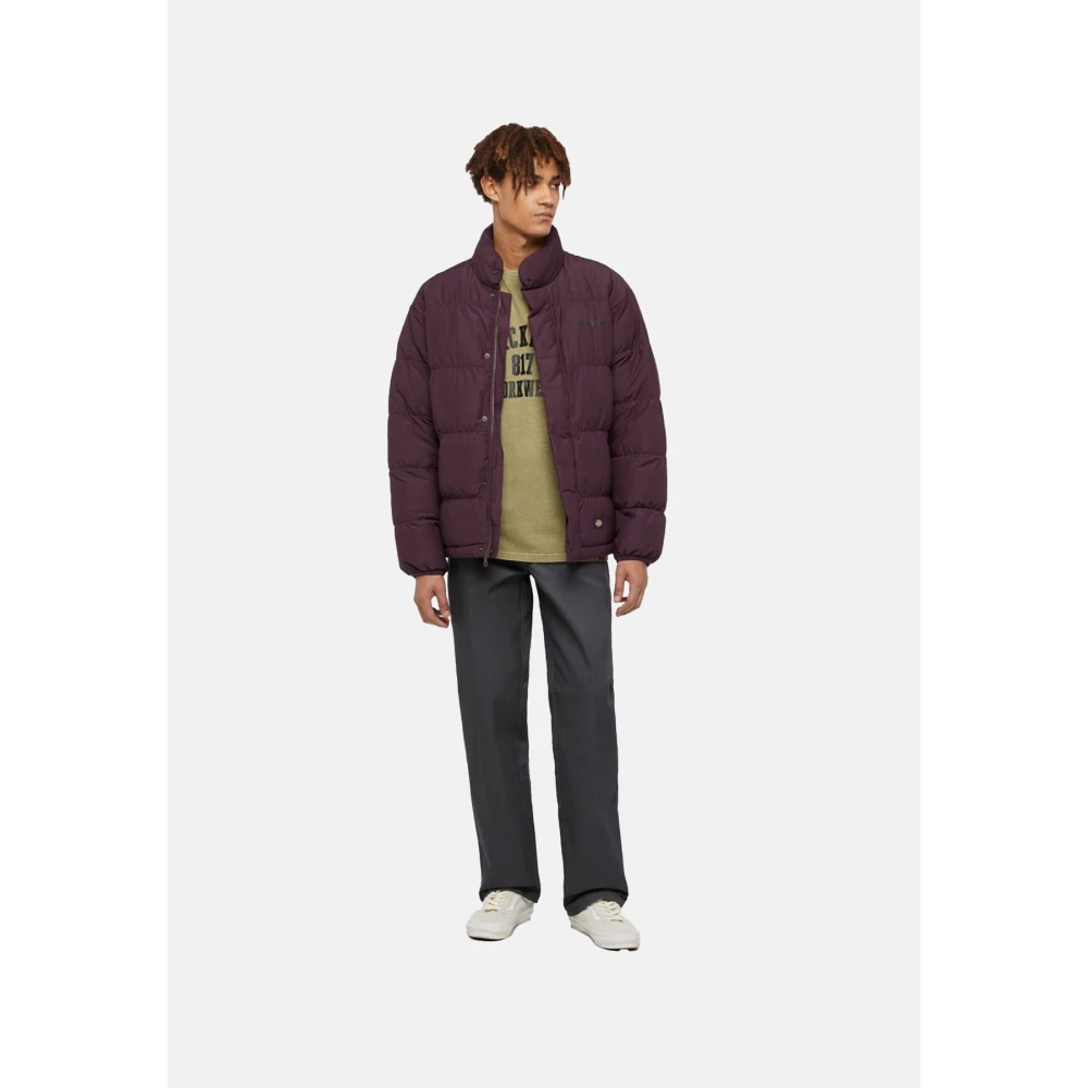 Dickies Stijlvolle Jas voor Mannen Purple Heren