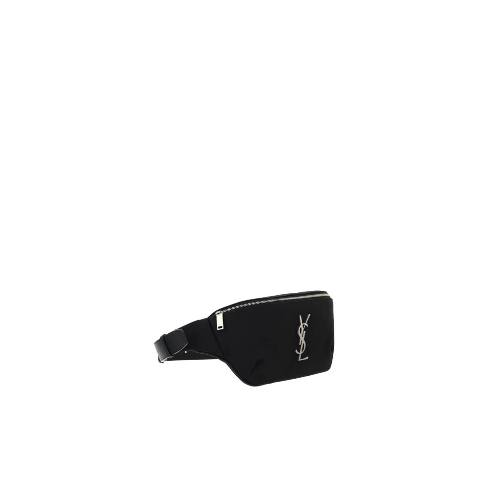 Saint Laurent Logo Heuptas Stijlvol en Functioneel Black Heren