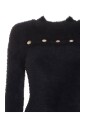 furry-gold-buttons-dress