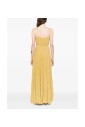 robe-moutarde-paillettes-fleurs
