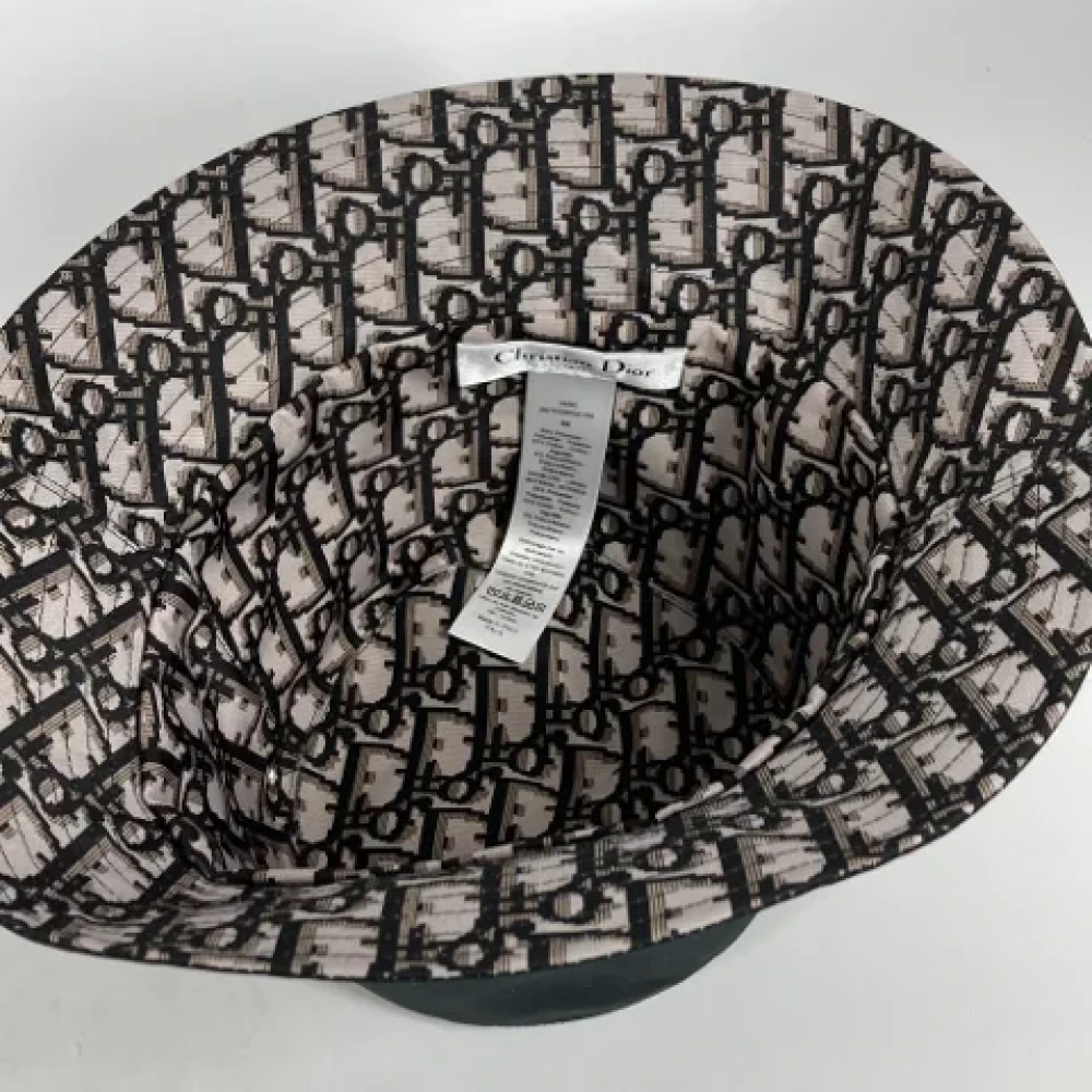 Dior Vintage Pre-owned Fabric hats Black Dames