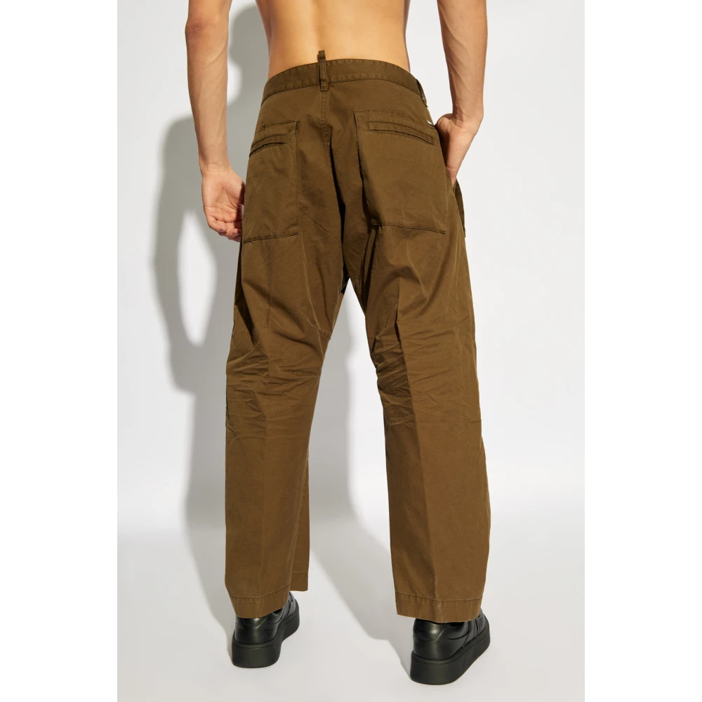 Dsquared2 Broek met zakken Green Heren