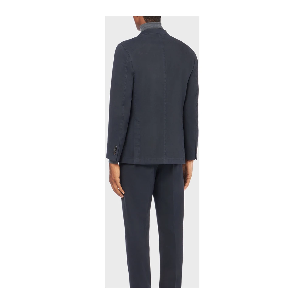Boglioli Casual Stretch Kostuum van Katoen Blue Heren