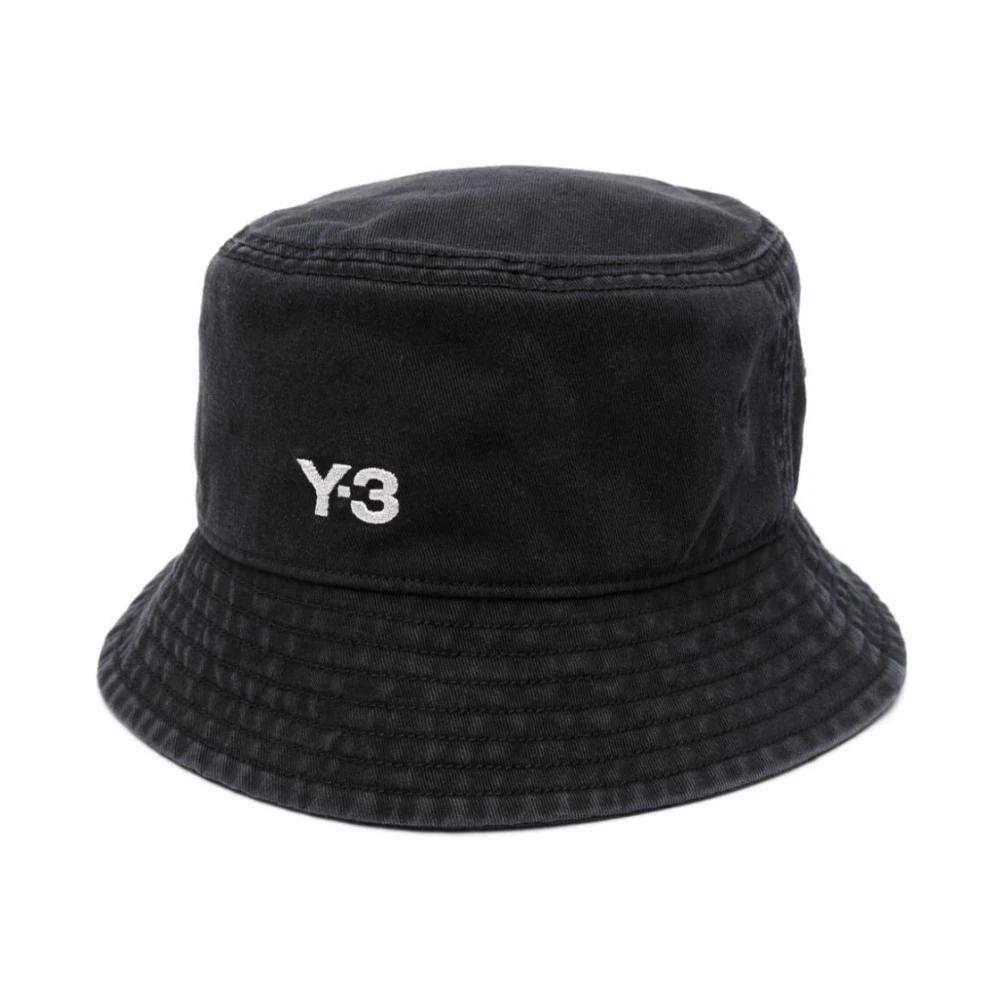 Y-3 Zwarte Bucket Hat Black Heren