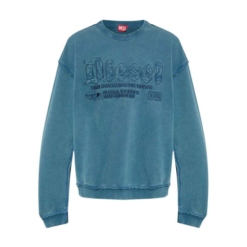 Diesel Stijlvolle Sweaters Collectie Blue Heren