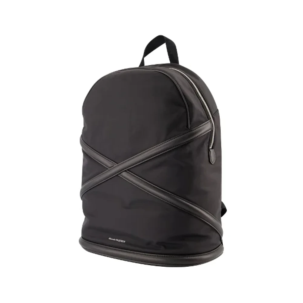 alexander mcqueen Leather backpacks Black Dames