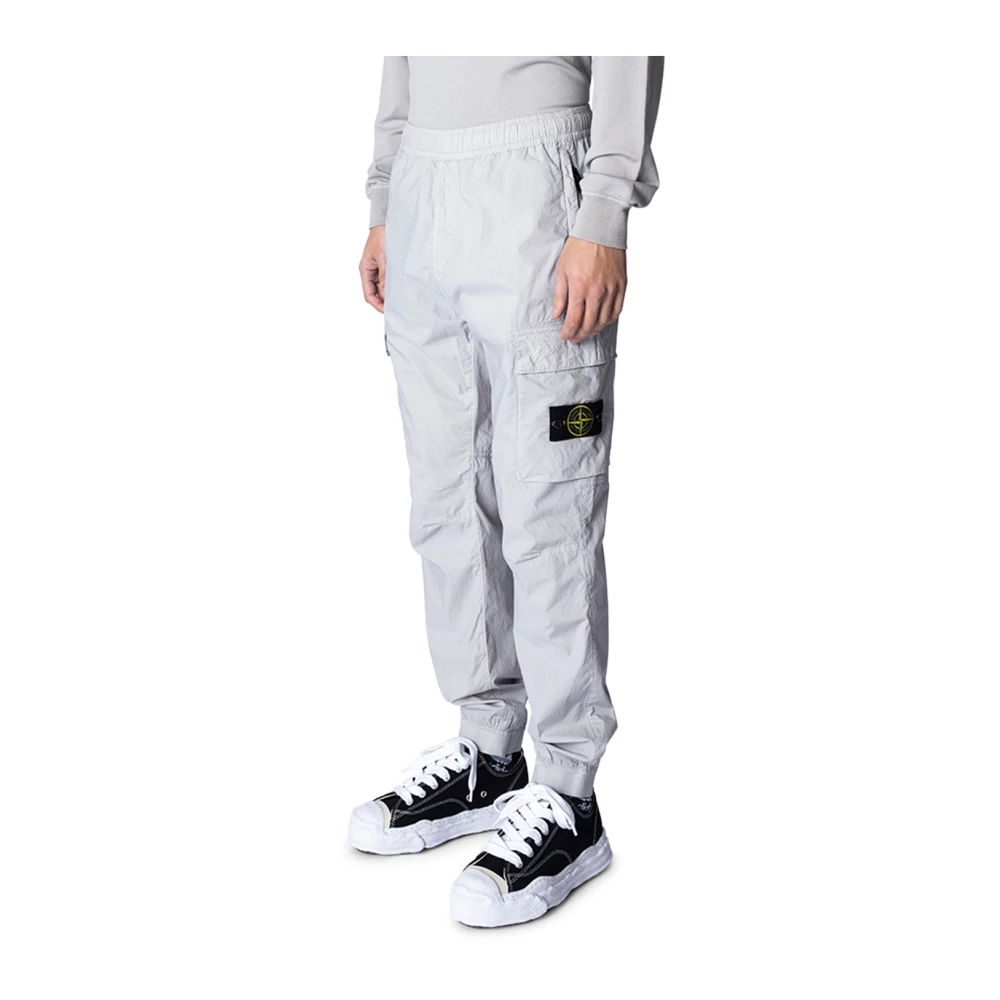 Stone Island Cargo Broek in Parel Grijs Gray Heren