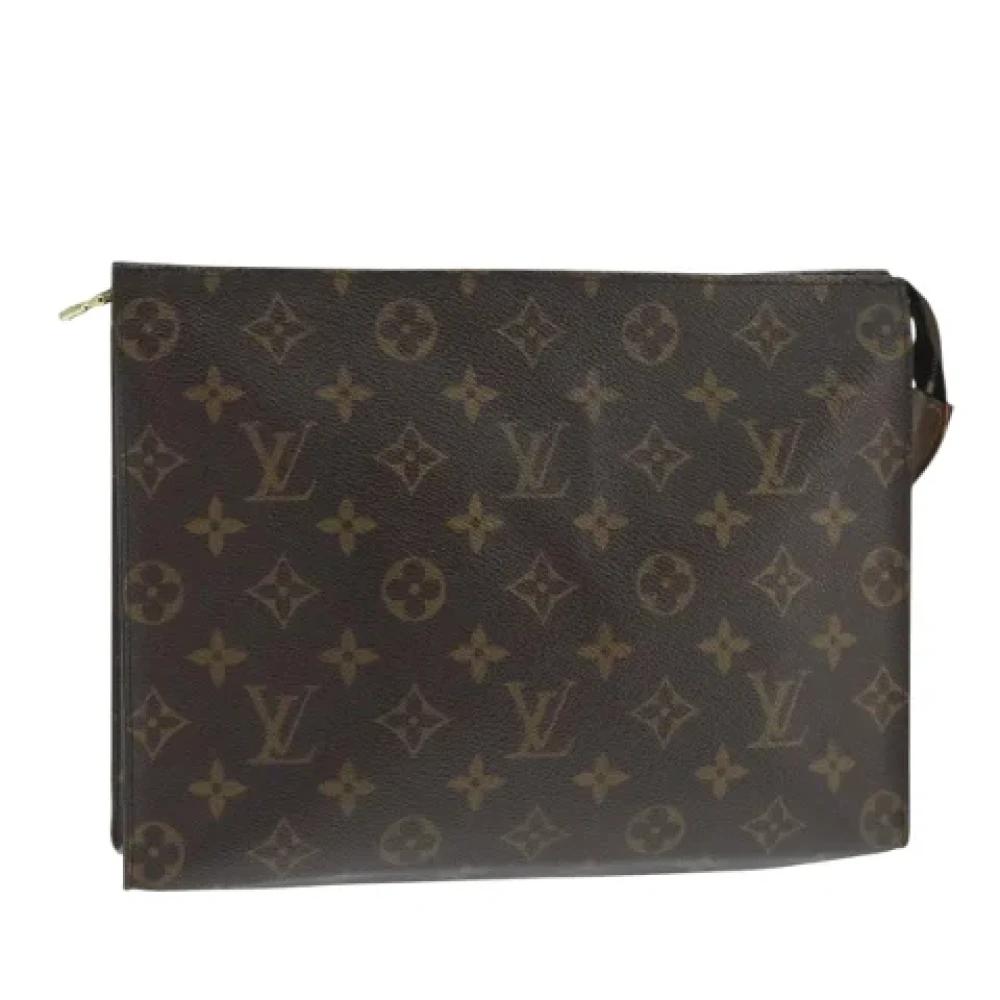 Louis Vuitton Vintage Pre-owned Canvas pouches Brown Dames