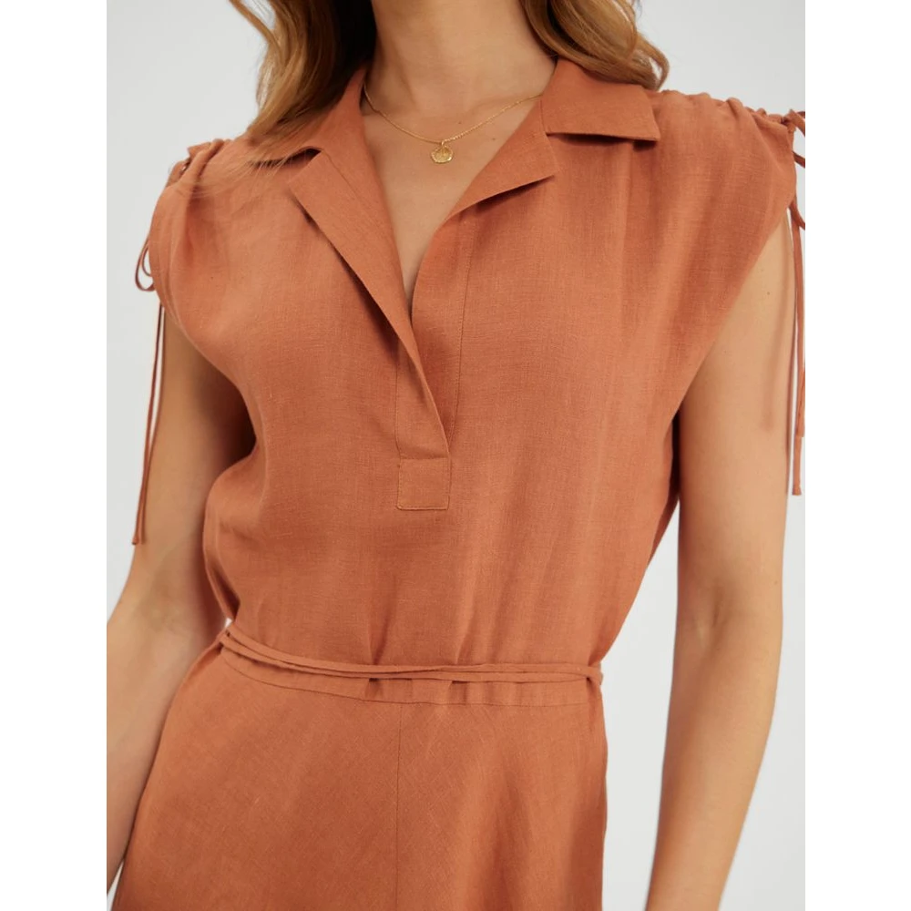 Ines De La Fressange Paris Violine DAY Dress Violine Dagjurk Brown Dames