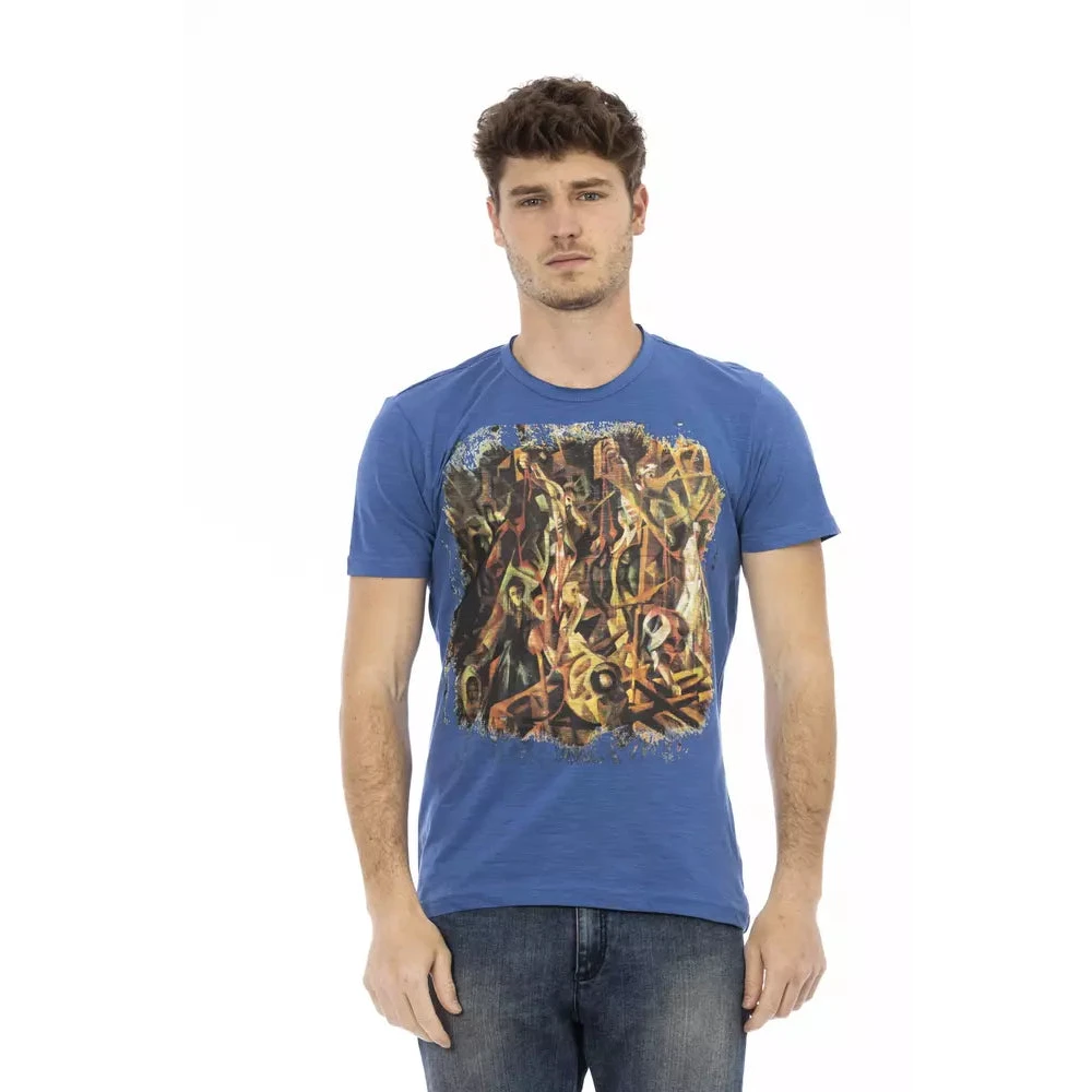 Trussardi Uomo Blu - Action T-Shirt A Maniche Corte - Tops - 2XL