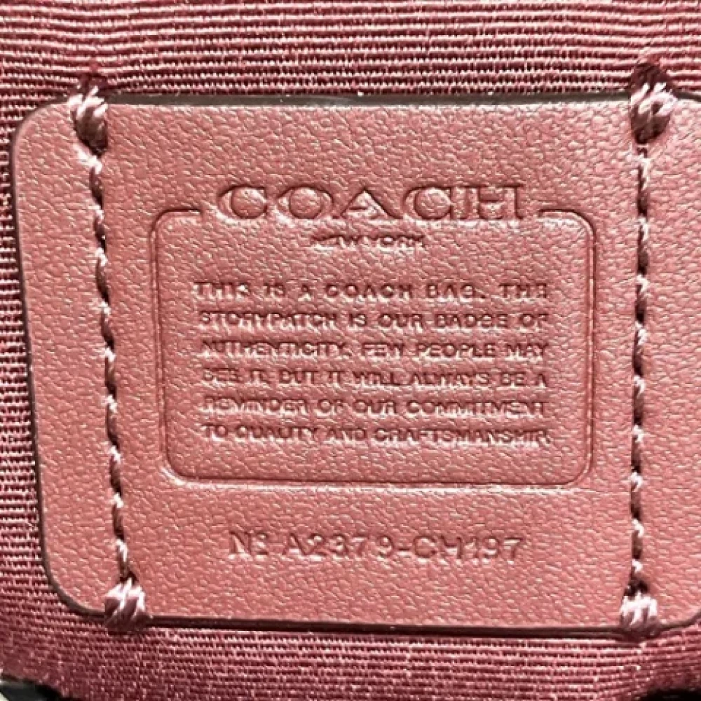 Coach Pre-owned Fabric handbags Beige Dames