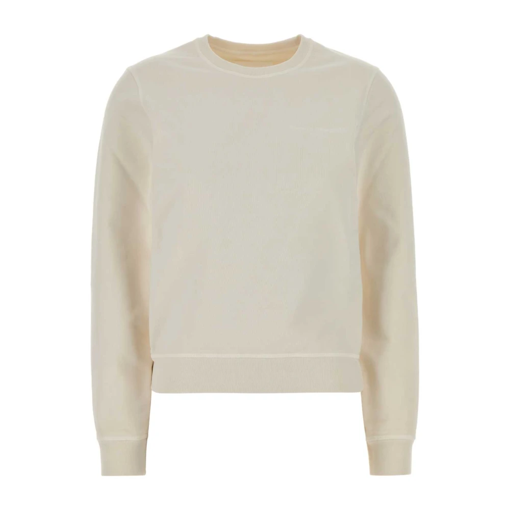 Maison Margiela Women's Beige Cotton Sweatshirt - Sweatshirts - Xs - Sweatshirts & Hoodies