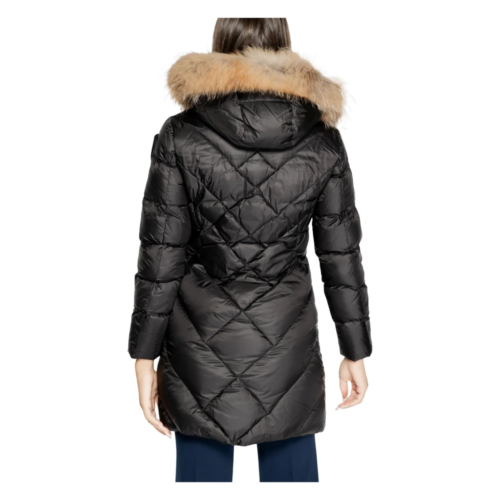 Blauer Zwarte Hooded Ritsjas voor Vrouwen Black Dames