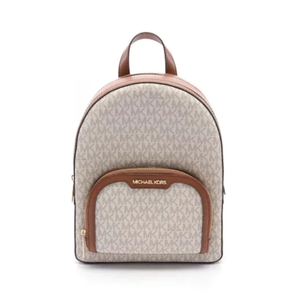 Michael Kors Pre-owned Canvas backpacks White Dames