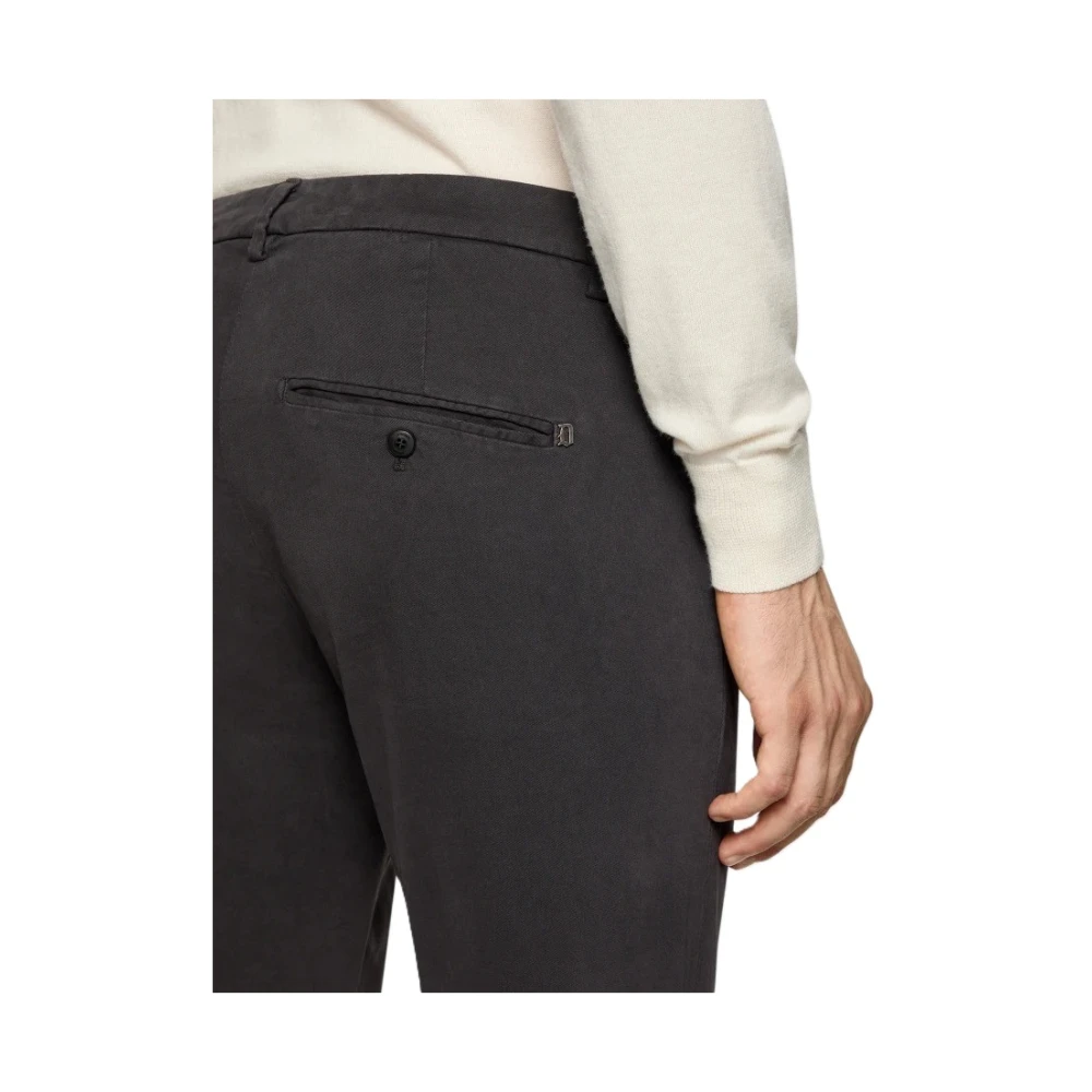 Dondup Katoenen Casual Broek Gray Heren