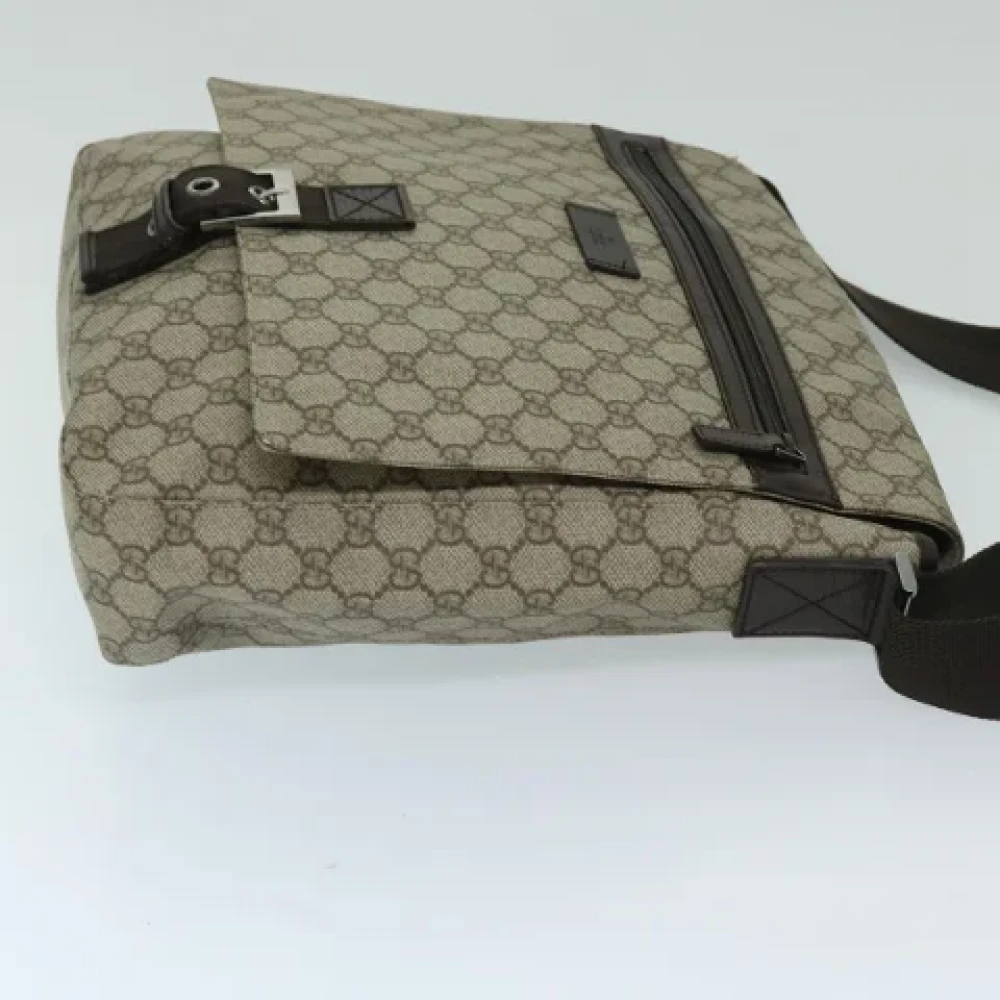 Gucci Vintage Pre-owned Canvas gucci-bags Beige Dames