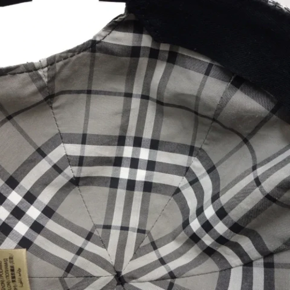Burberry Vintage Pre-owned Cotton hats Black Dames