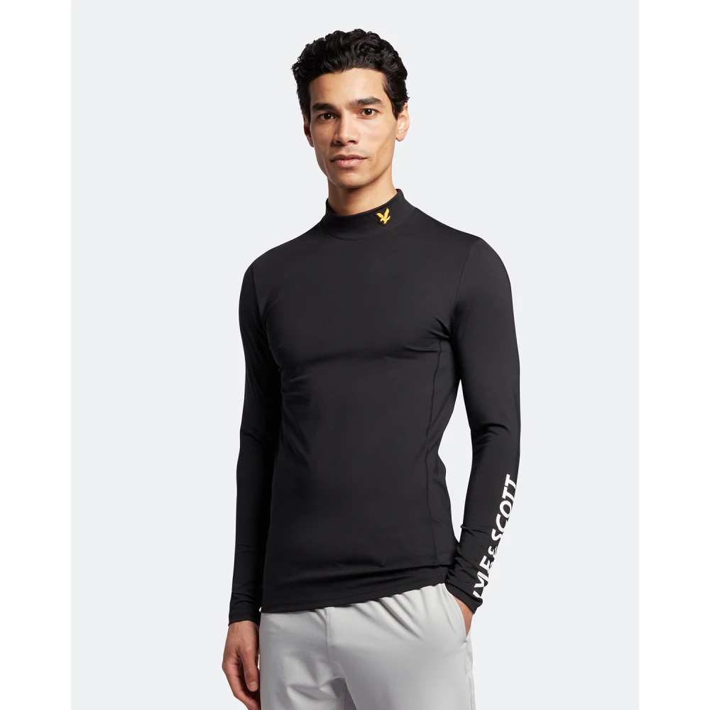 Lyle & Scott Tech Baselayer Knitwear Black Heren