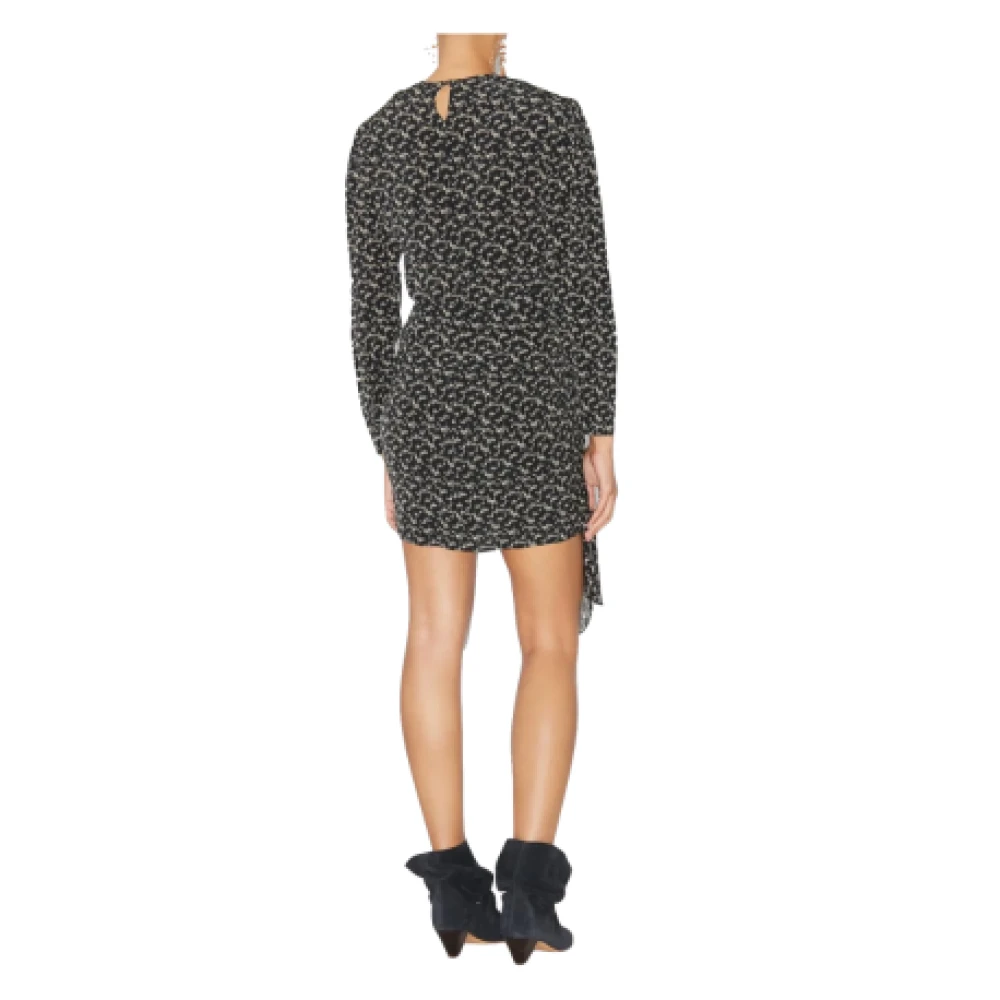 Isabel marant Gedrukte Korte Jurk met Elegante Details Multicolor Dames