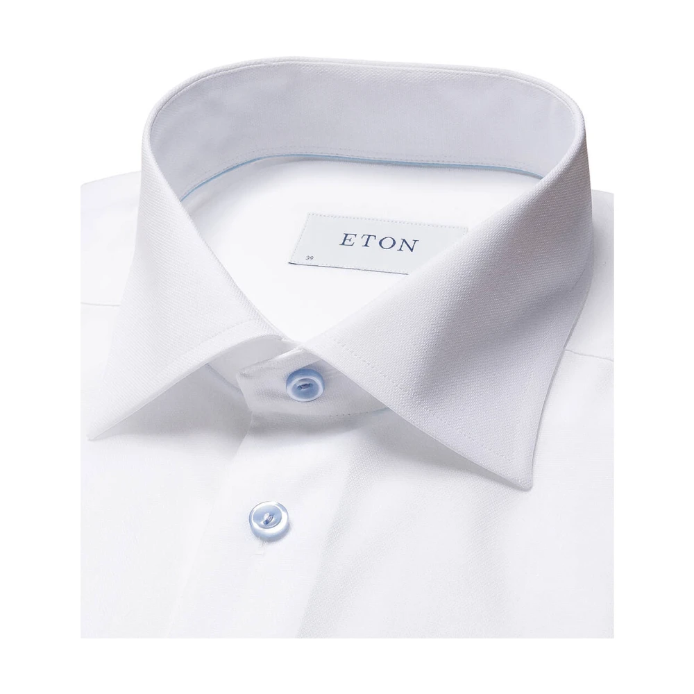 Eton Slim Fit Overhemd White Heren