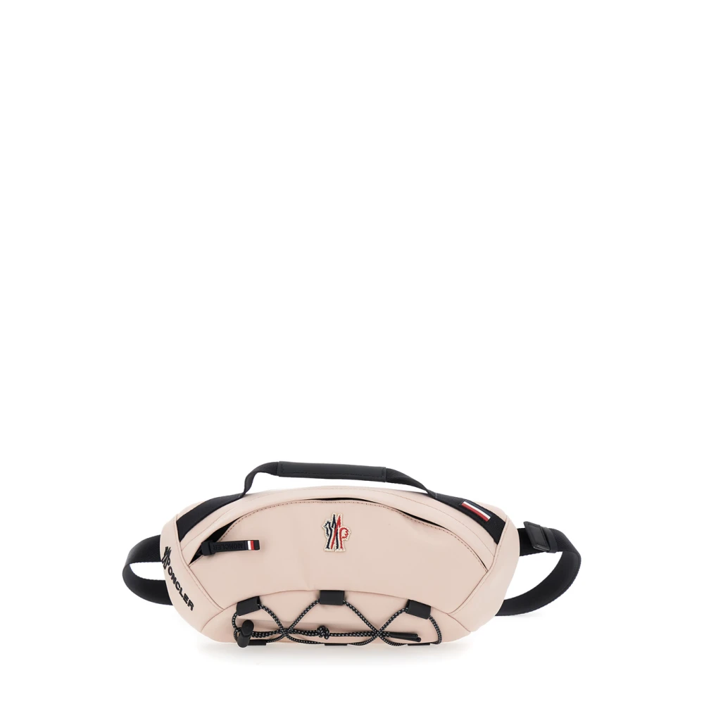 Moncler Roze heuptas met logoplaquette Pink Dames