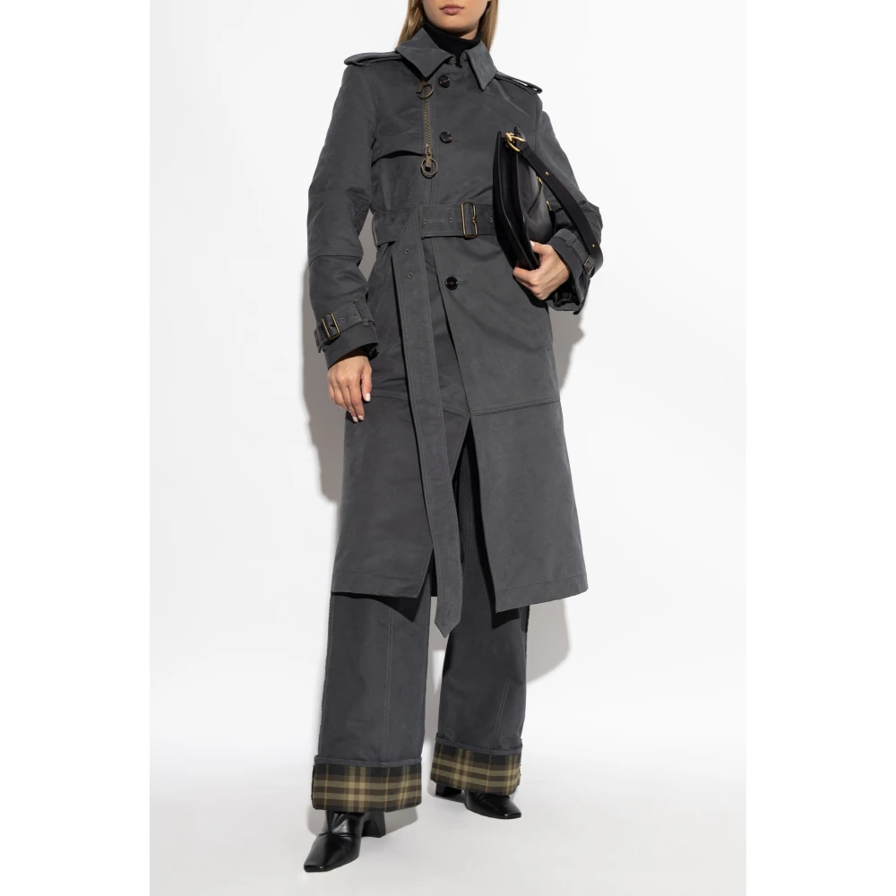 Burberry Wijde broek Gray Dames