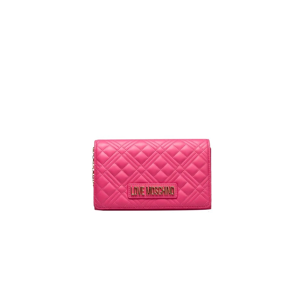 Love Moschino Crossbodytassen met kettingsluiting Pink Dames