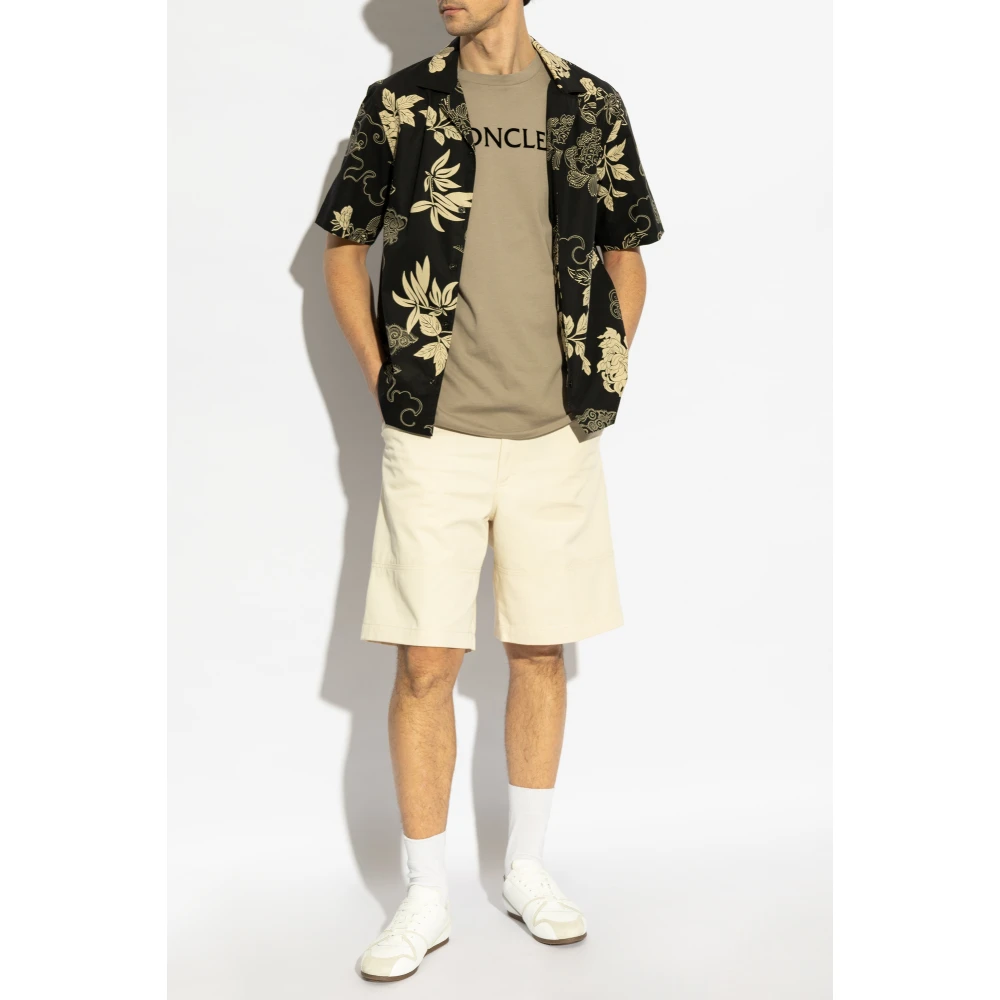 Moncler Kortemouwenshirt Black Heren