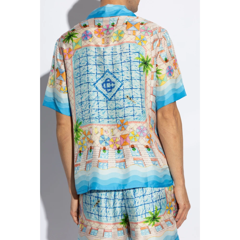 Casablanca Zijden Overhemd Multicolor Heren