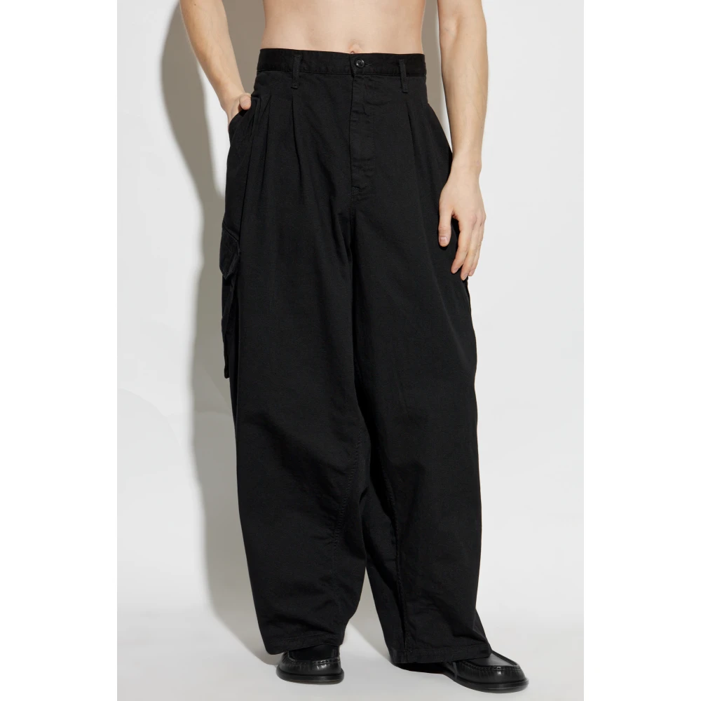 Y-3 Broek met zakken Black Heren