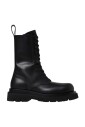bottes-de-combat-en-cuir-noir