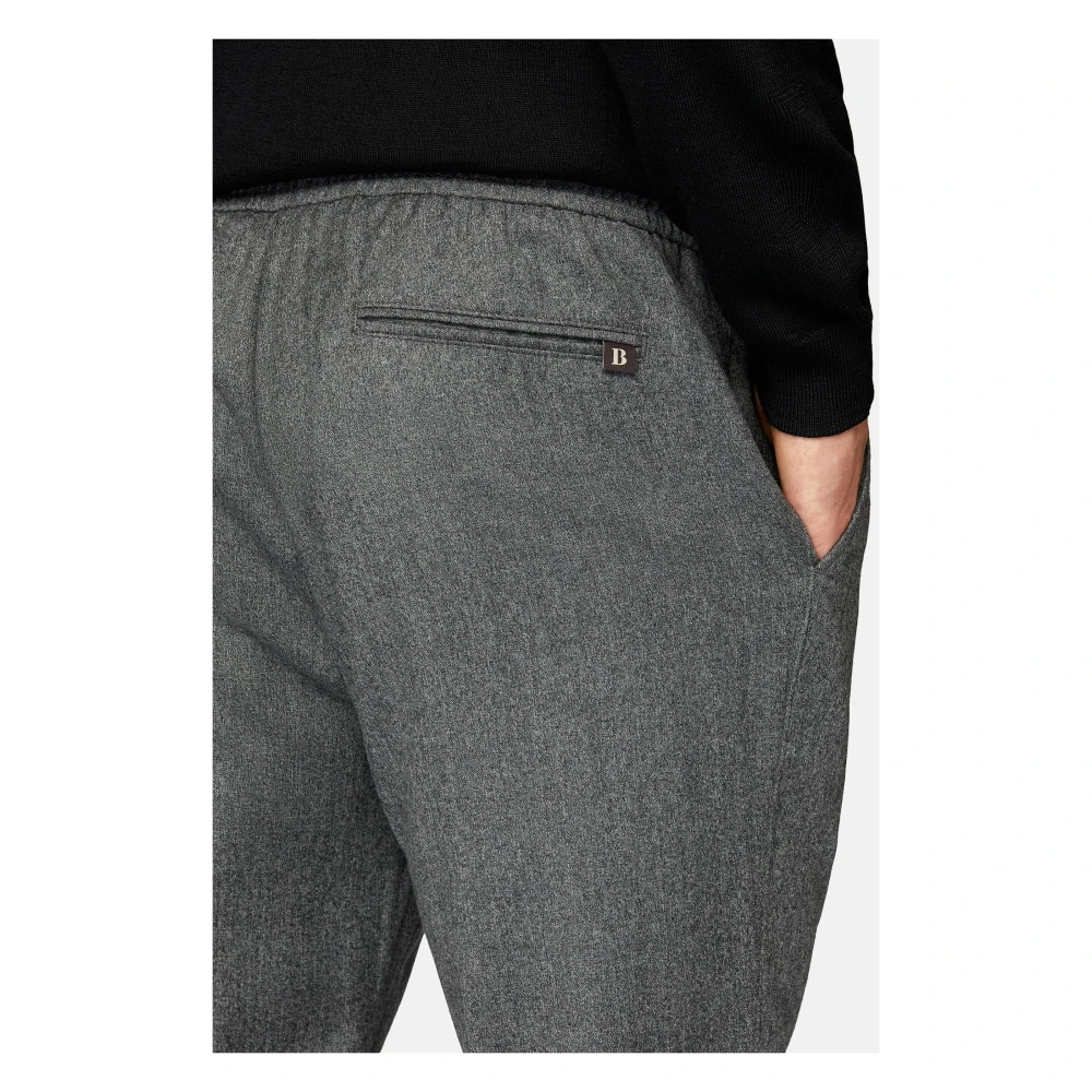 Boggi Milano City Broek van Flanel Beige Heren