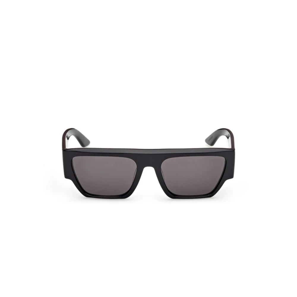 Gcds Unisex Black Sunglasses, One Size, Stylish Sunglasses In Glossy