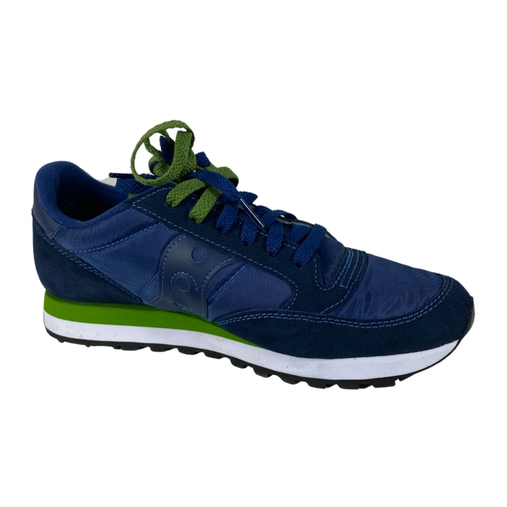 Saucony Jazz e/groene schoenen Heren Schoenen Blauw