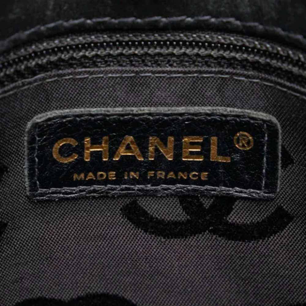 Chanel Vintage Pre-owned Leather chanel-bags Blue Dames